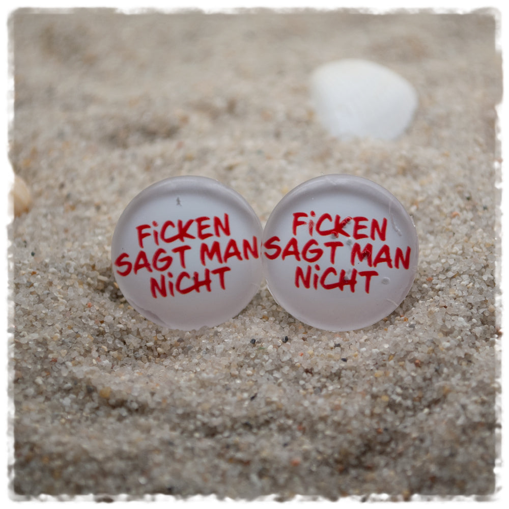 Ohrringe in 20 mm FICKEN SAGT MAN NICHT