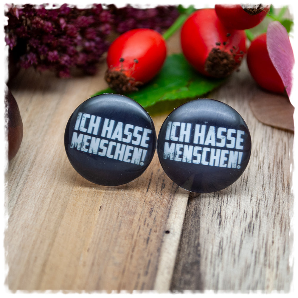 Ohrringe ICH HASSE MENSCHEN!