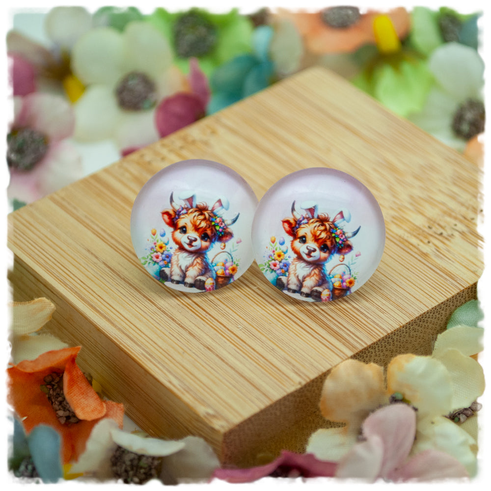 Ohrringe mit kleinem Kälbchen - Jackelina