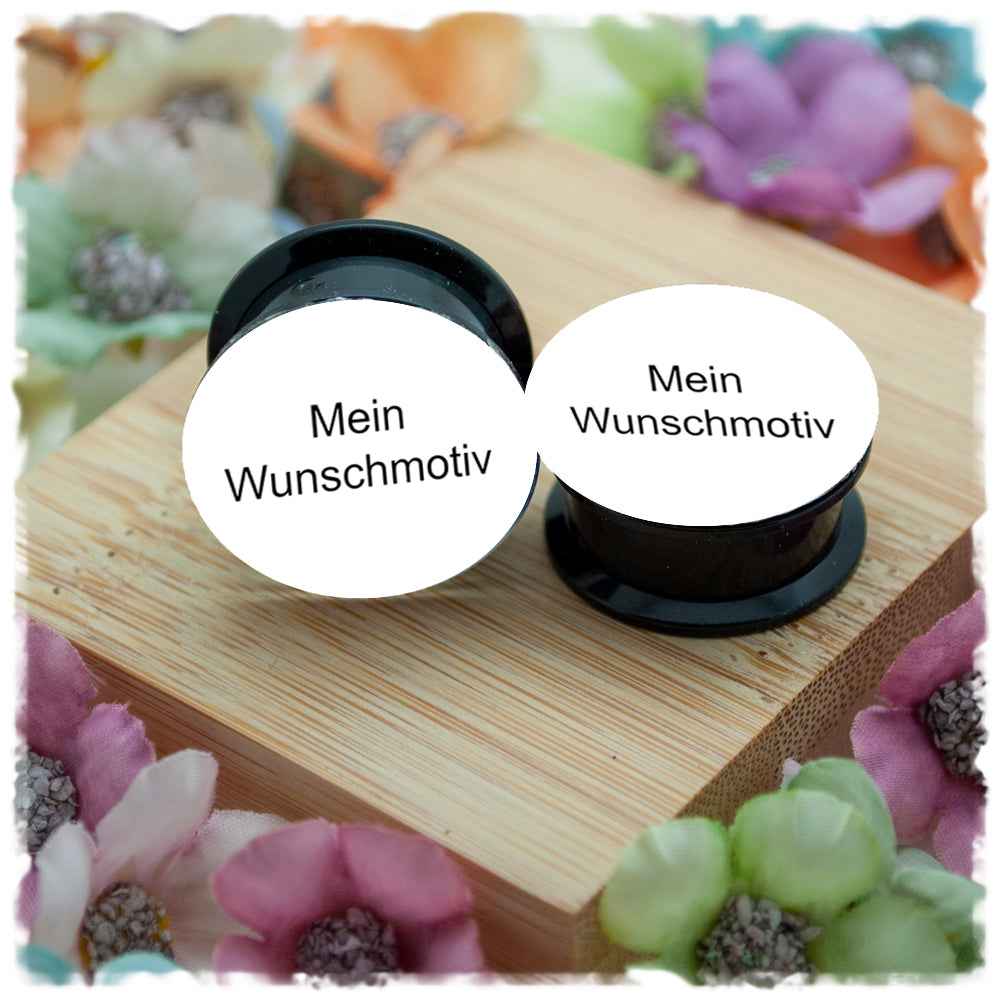 Plugs mit zwei eigenen Motiven