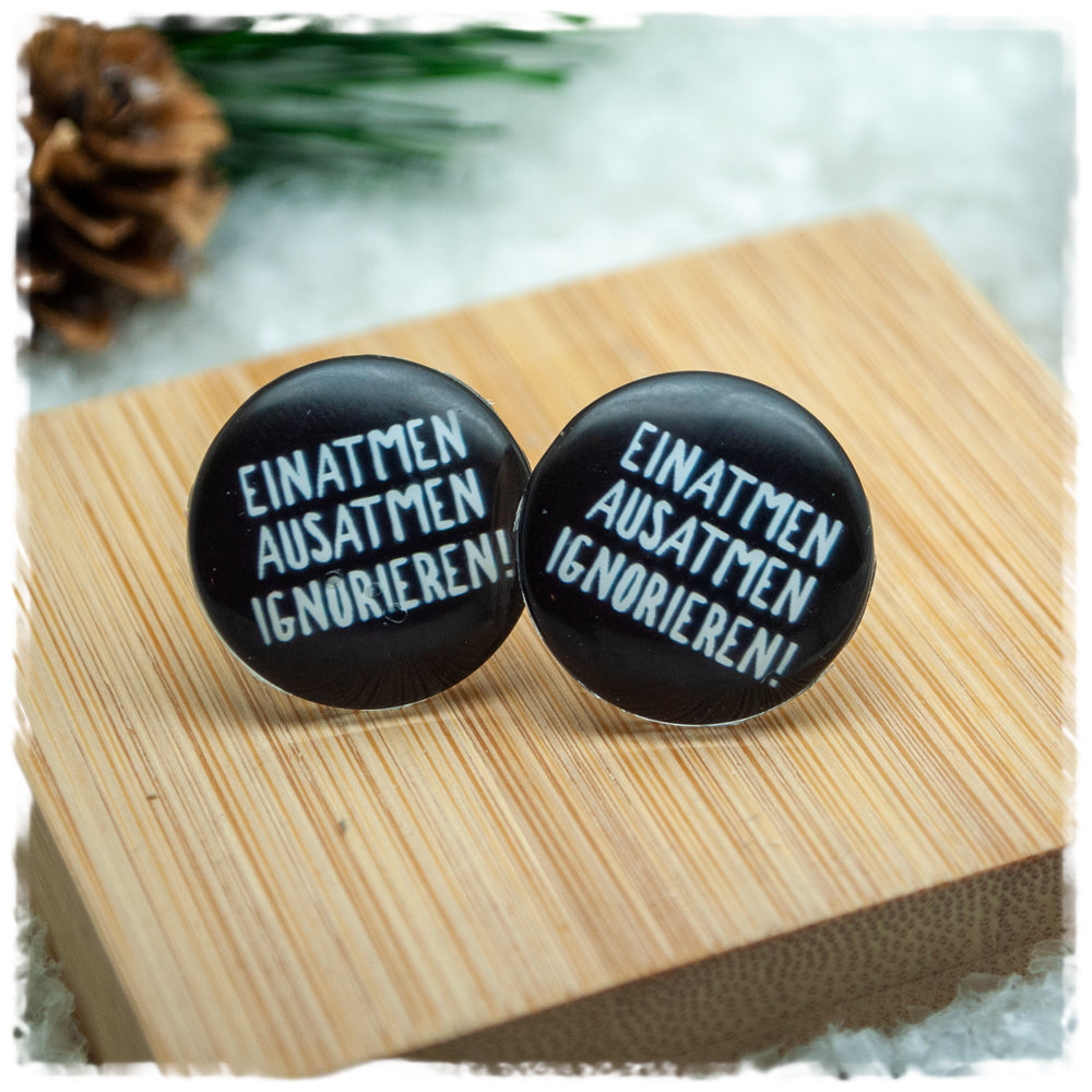 Ohrringe in 20 mm EINATMEN AUSATMEN IGNORIEREN!