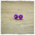 Ohrringe in 10 mm Blümchen in lila