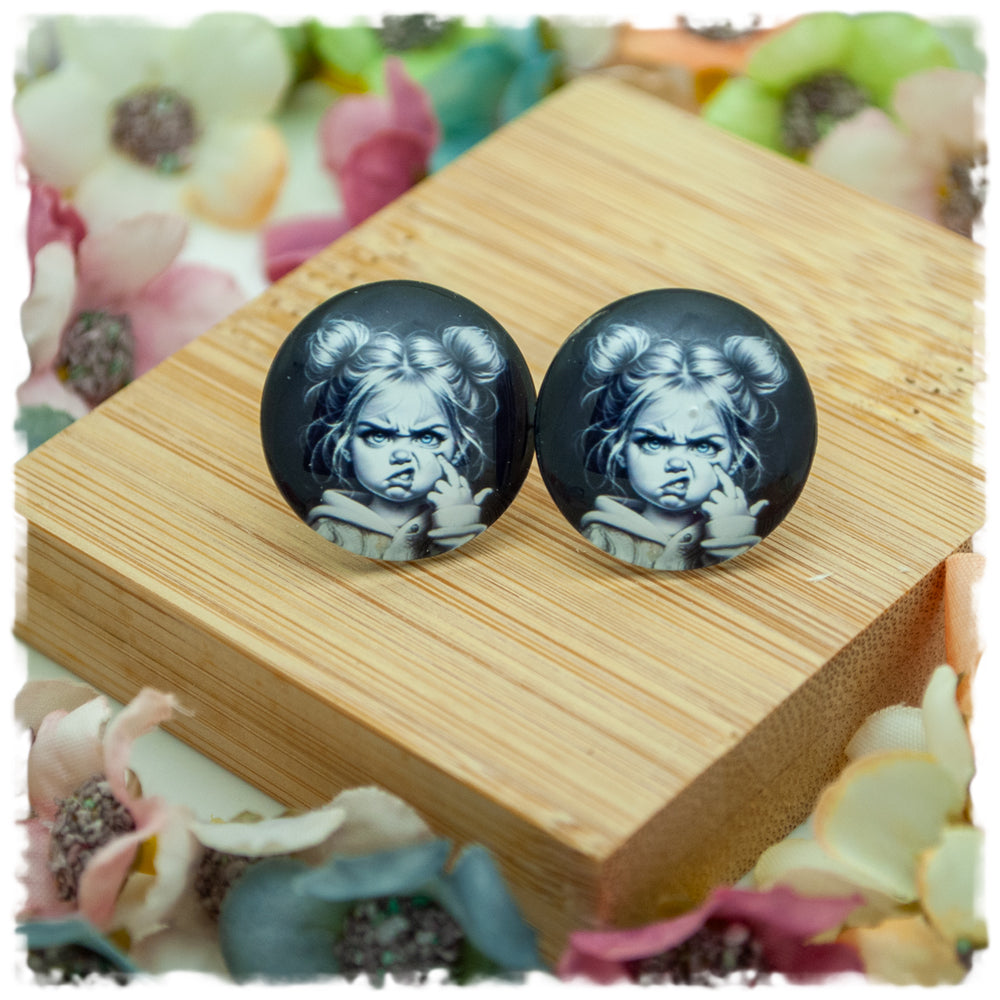 Ohrringe kleines freches Mädchen - Jackelina