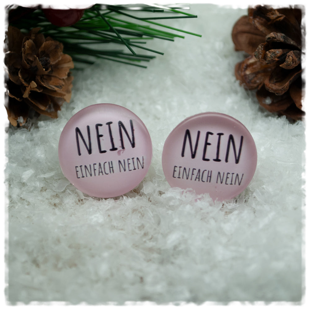 Ohrringe NEIN EINFACH NEIN