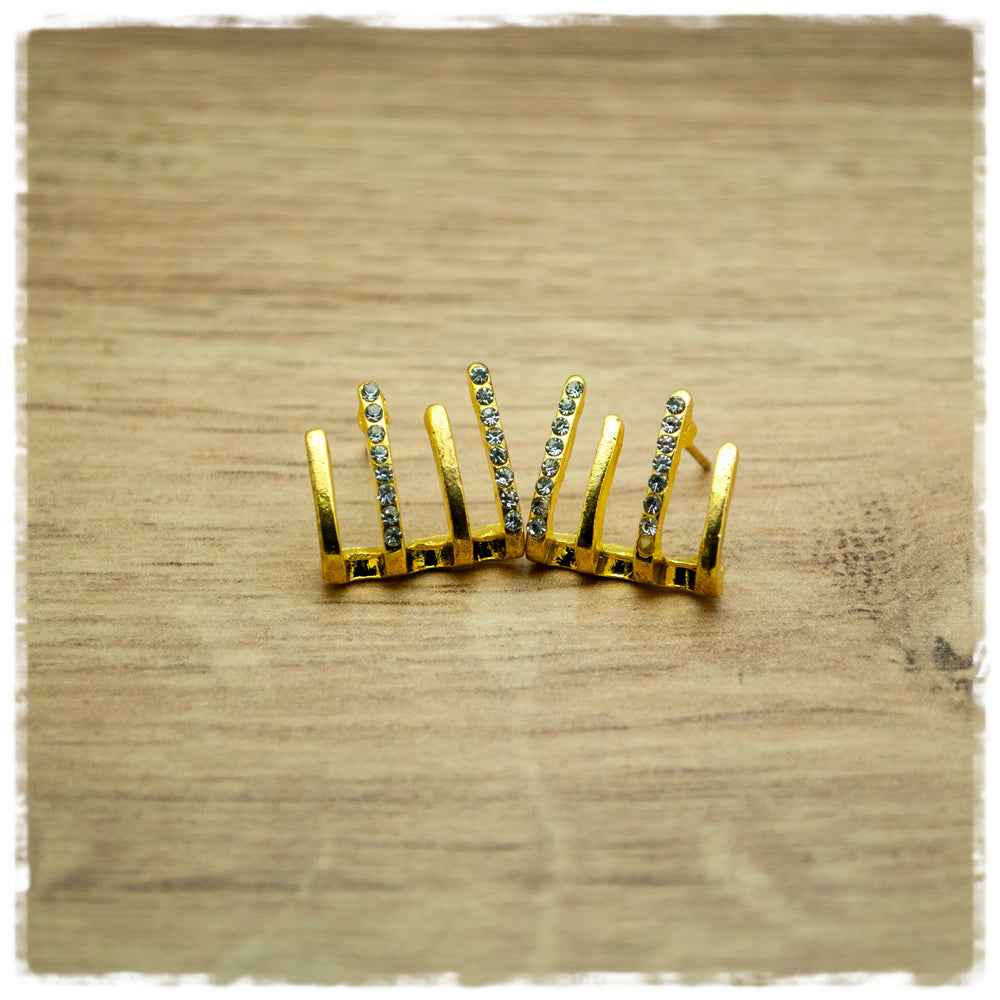 Ohrringe in 18 mm golden