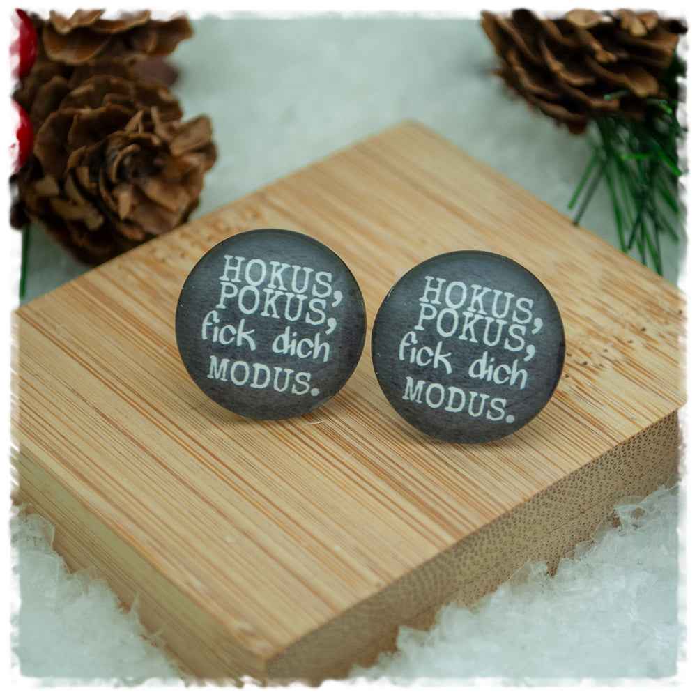 Ohrringe HOKUS, POKUS fick dich MODUS