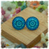 Ohrringe blaues Mandala - Jackelina