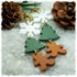 Ohrhänger Schneeflocke, Tannenbaum und Lebkuchenfigur