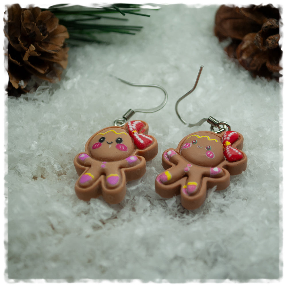Ohrhänger in 25 mm Lebkuchenfrau