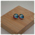 Ohrringe in 12 mm Strand mit Segelboot