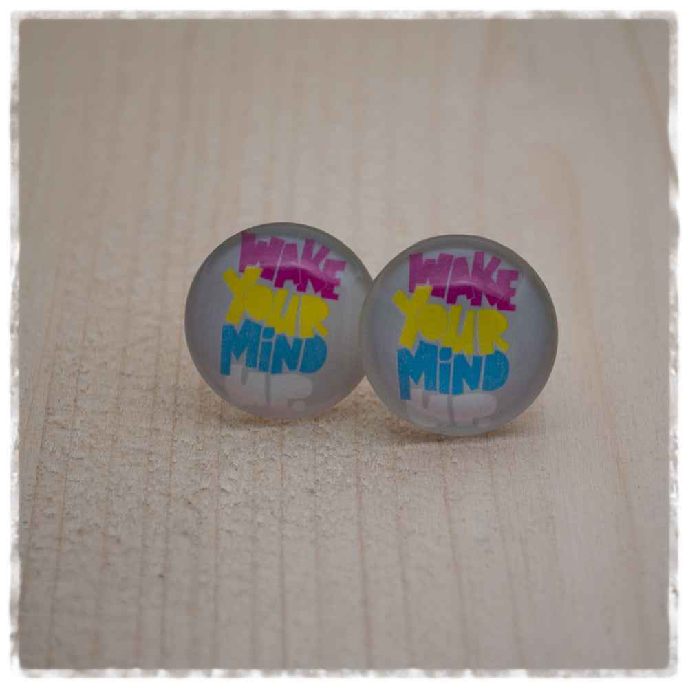 Ohrringe in 20 mm WAKE YOUR MIND UP