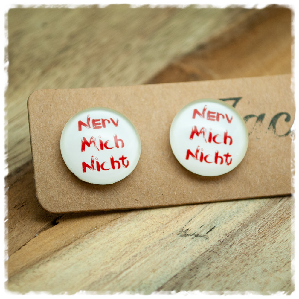 Ohrringe in 18 mm Nerv mich nicht