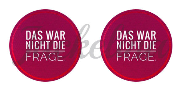 Ohrringe DAS WAR NICHT DIE FRAGE - Jackelina
