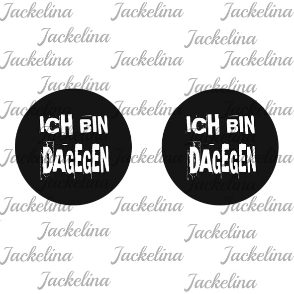Ohrringe ICH BIN DAGEGEN