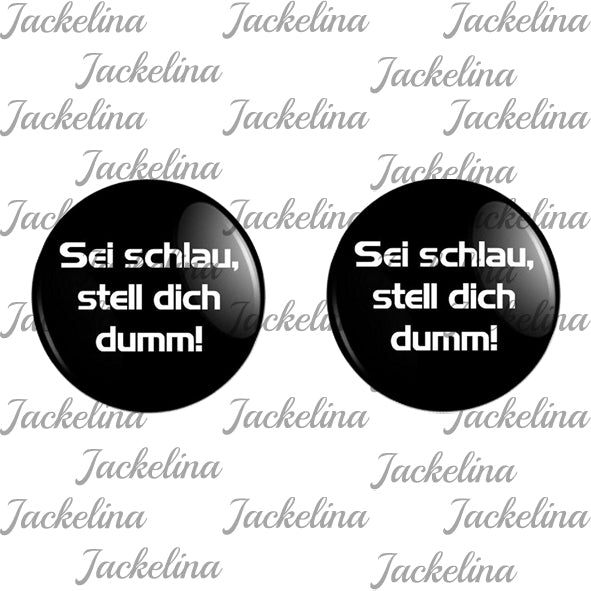 Ohrringe Sei schlau, stell dich dumm!