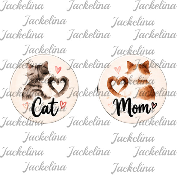 Ohrringe Cat Mom