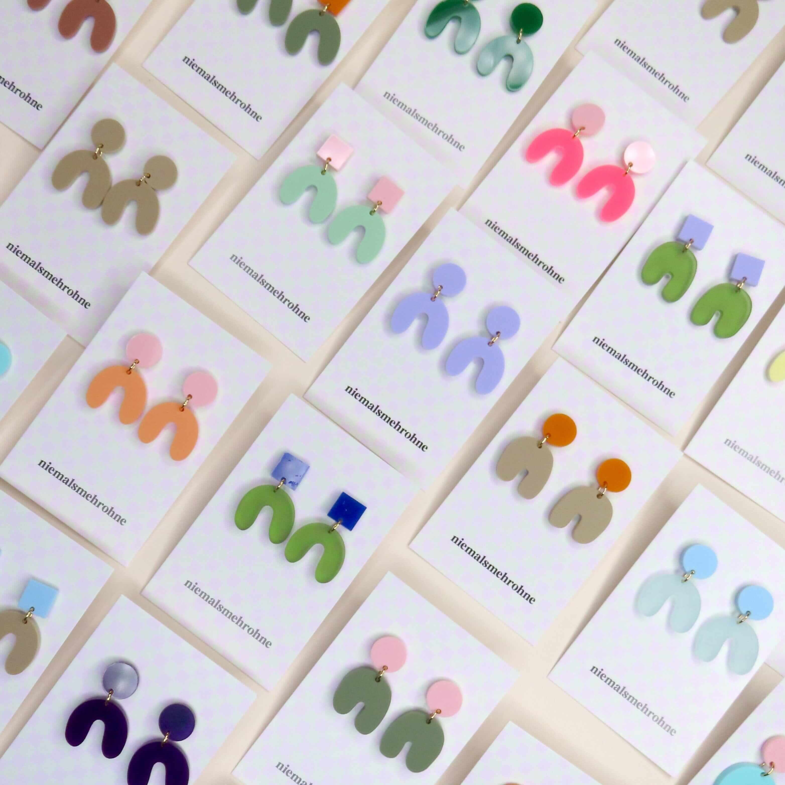 Rose Square Arch Bogen Ohrringe