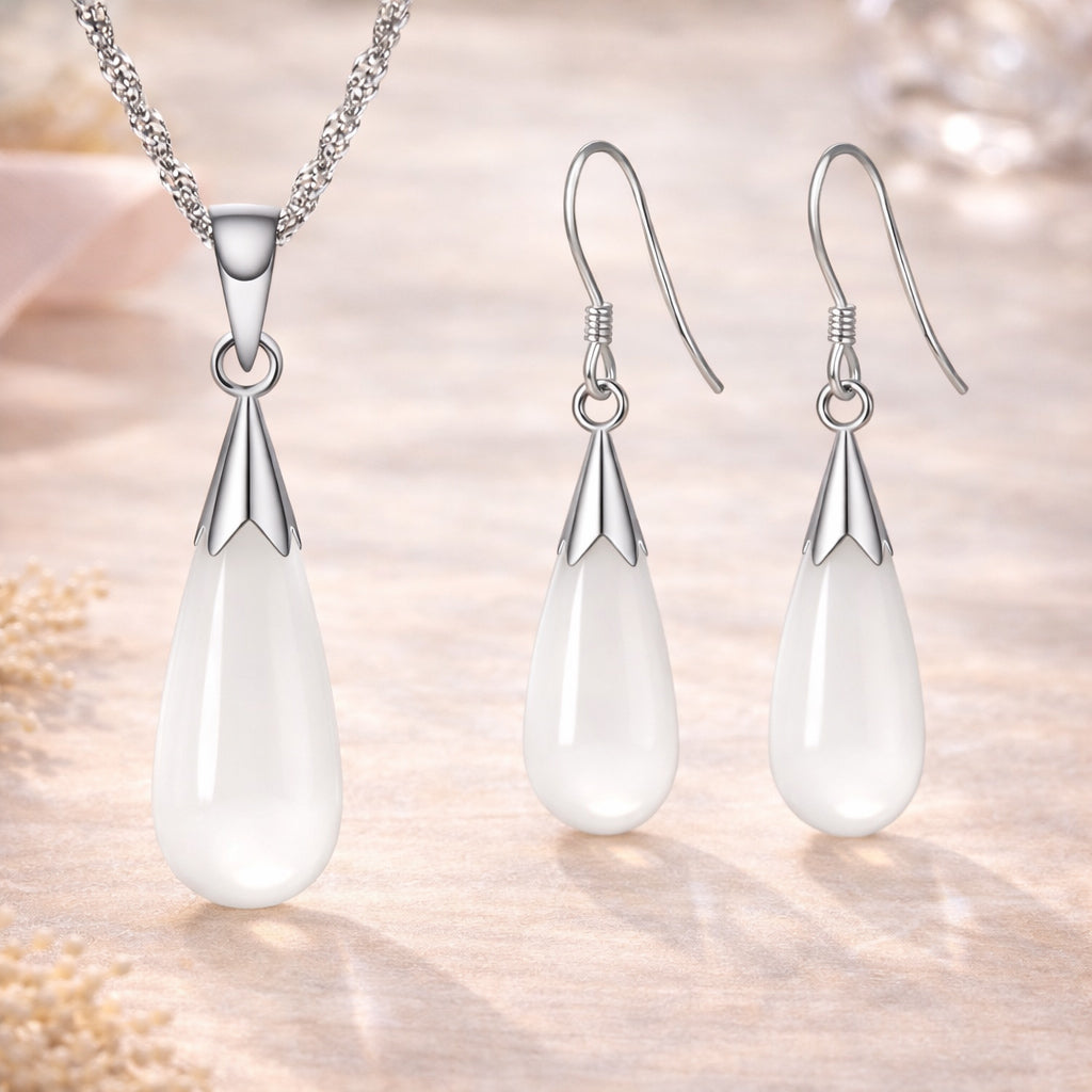 Schmuck Set aus 925er Sterling Silber, Gem Drops