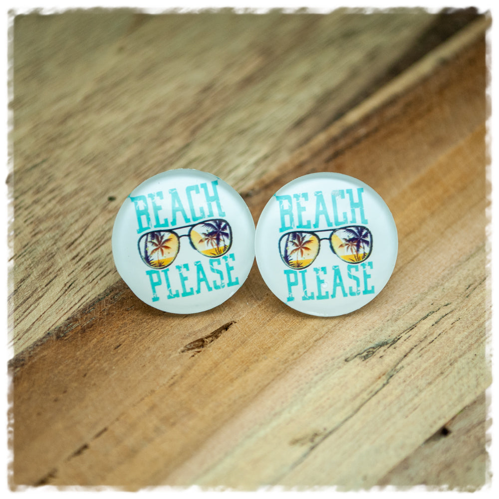 Ohrringe in 20 mm BEACH PLEASE