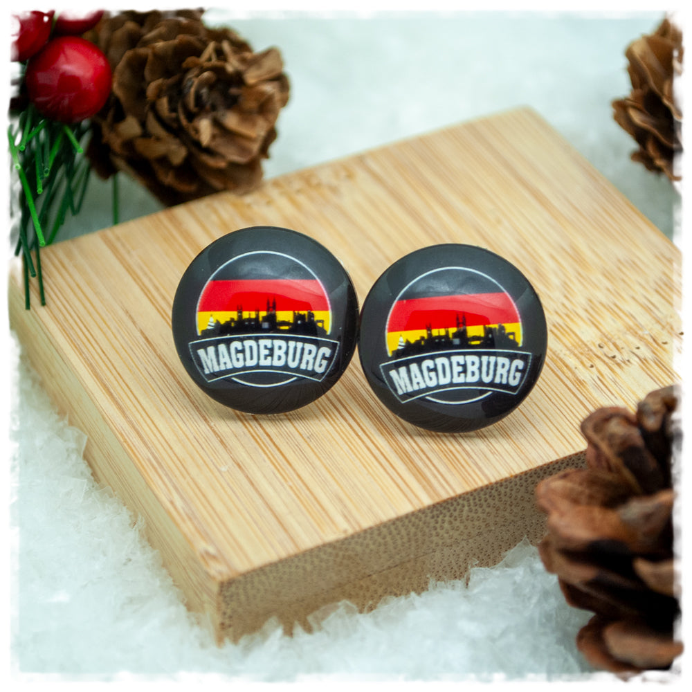 Ohrringe in 20 mm MAGDEBURG - Jackelina