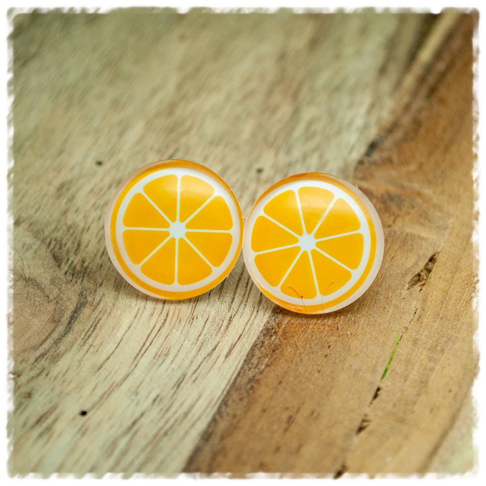 Ohrringe Orange