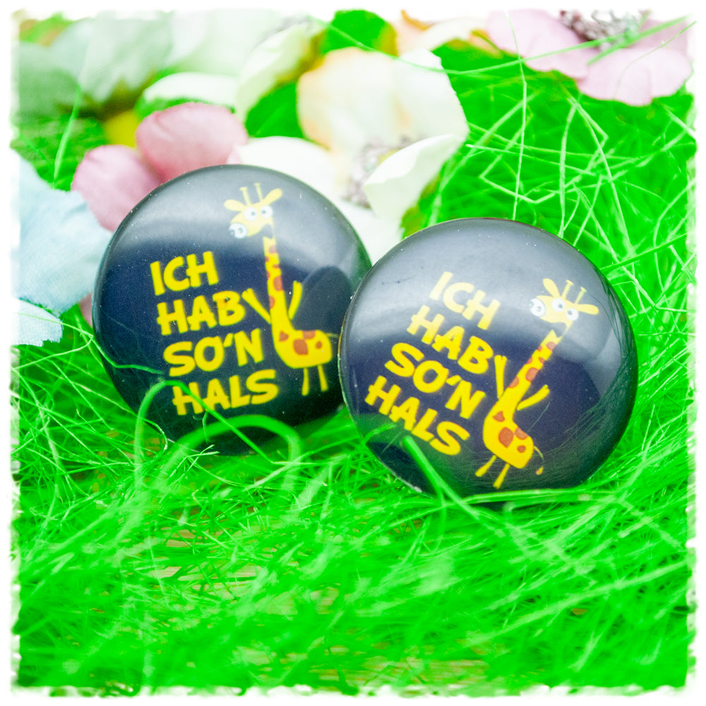 Ohrringe in 25 mm ICH HAB SO´N HALS