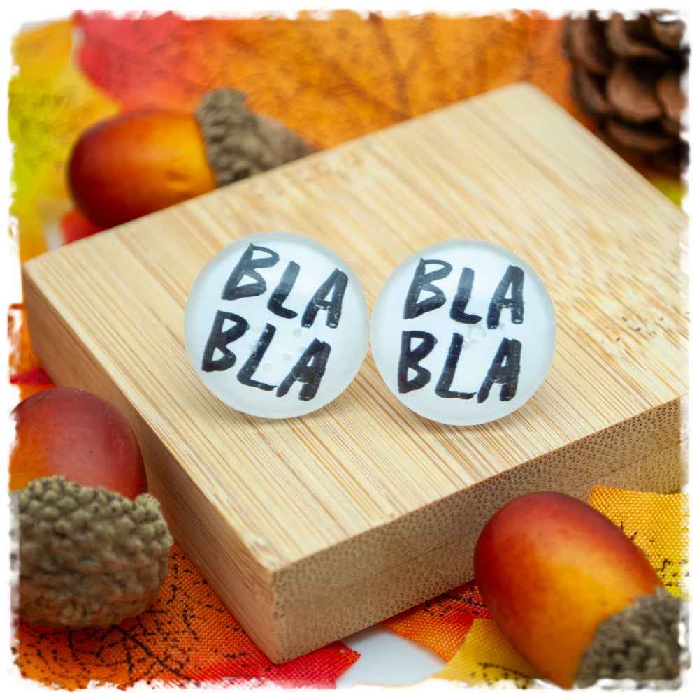 Ohrringe mit BLA BLA