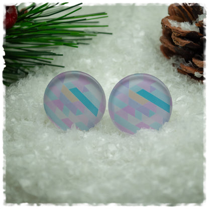 Ohrringe Pastellmuster