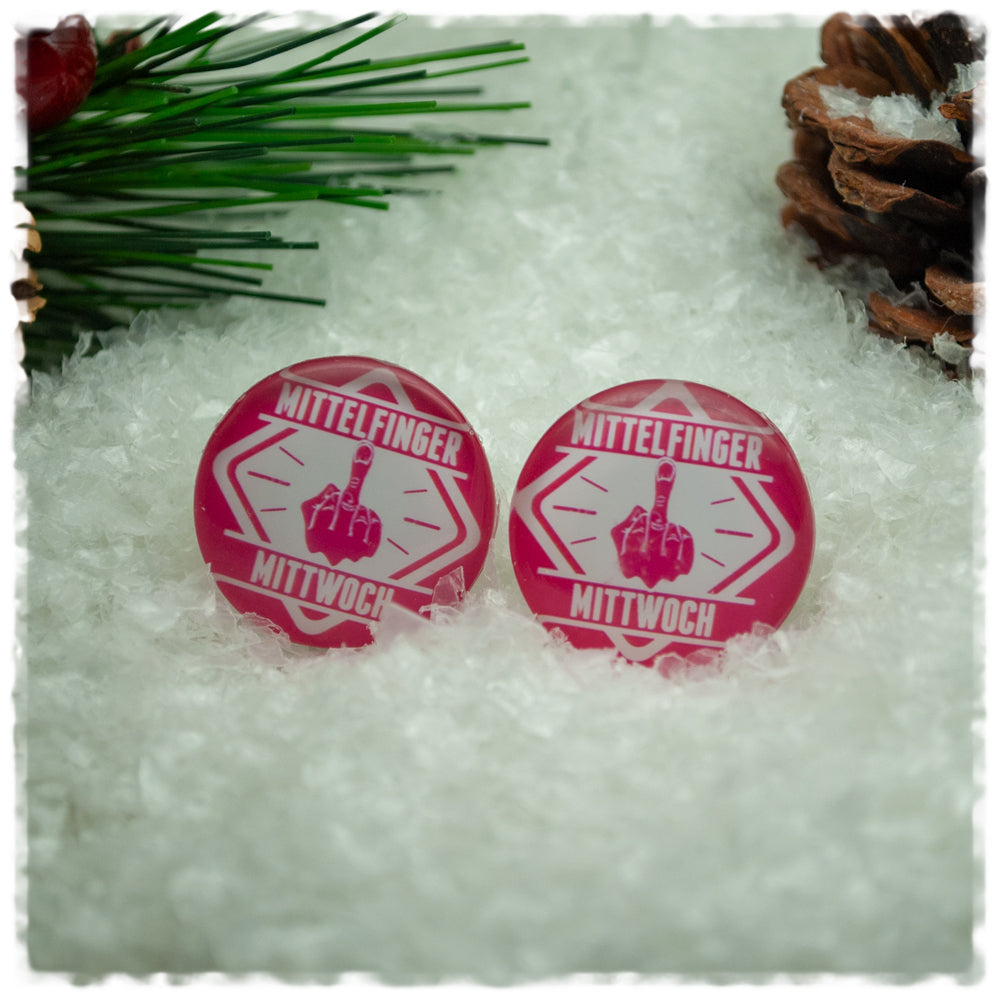 Ohrringe MITTELFINGER MITTWOCH