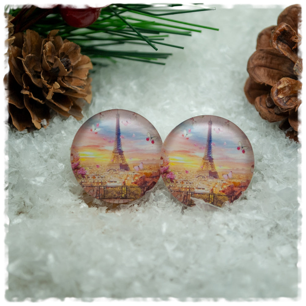 Ohrringe in 20 mm Eiffelturm