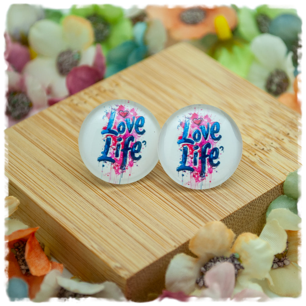 Ohrringe in 20 mm Love Life