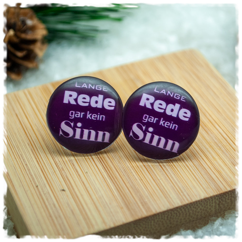 Ohrringe LANGE Rede gar kein Sinn