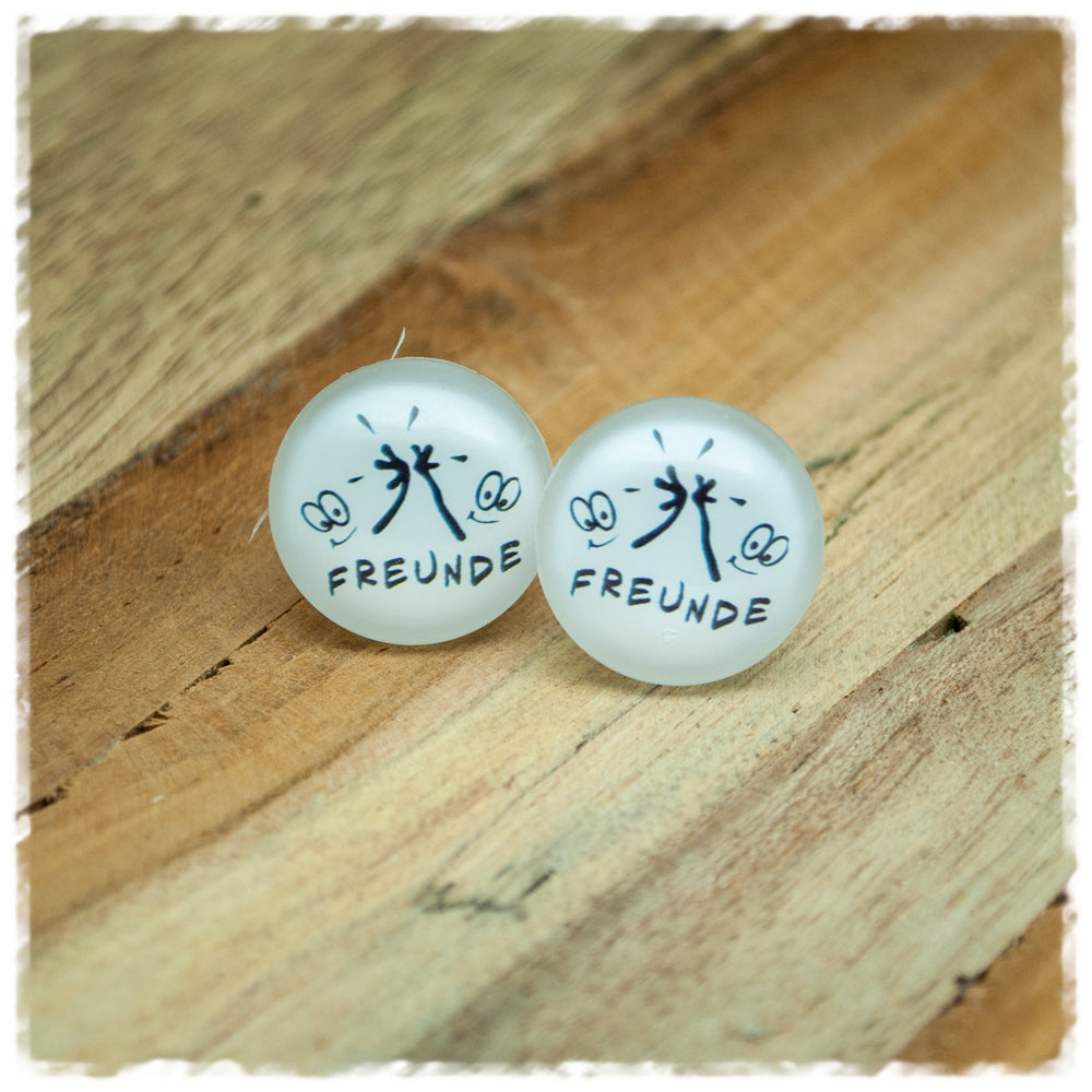 Ohrringe in 18 mm High Five mit FREUNDE