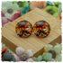 Ohrringe in 20 mm mit Bienen und Wabe - Jackelina
