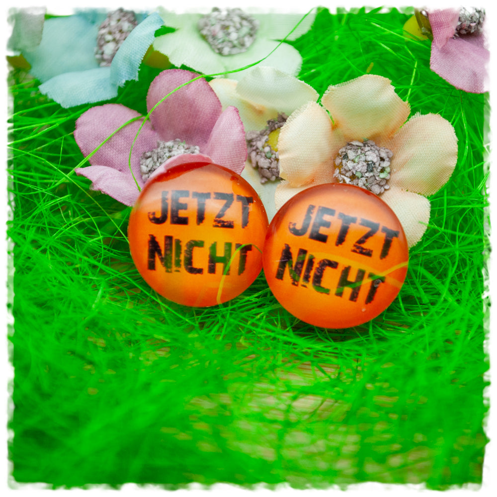 Ohrringe in 18 mm JETZT NICHT
