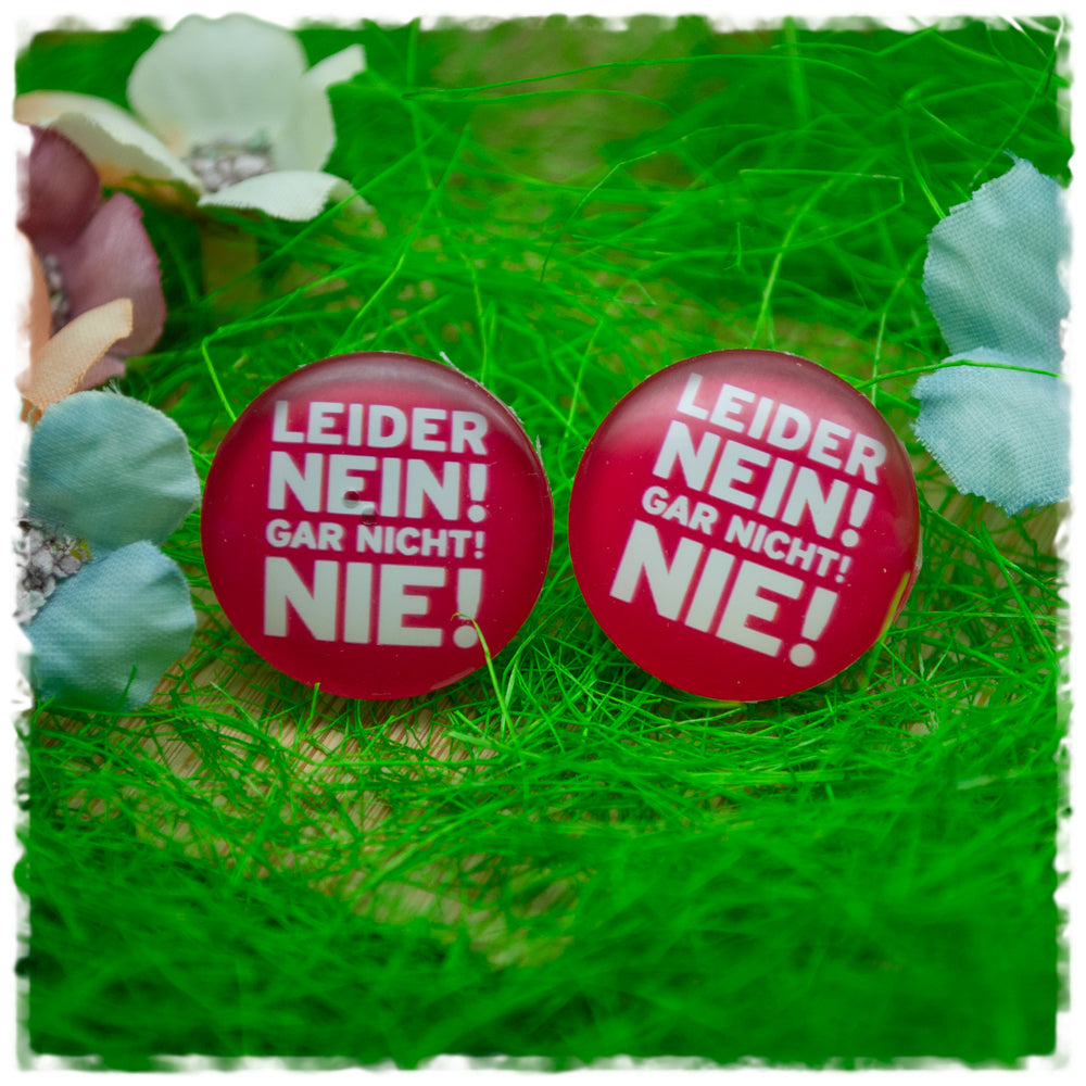 Ohrringe in 20 mm LEIDER NEIN! GAR NICHT! NIE!