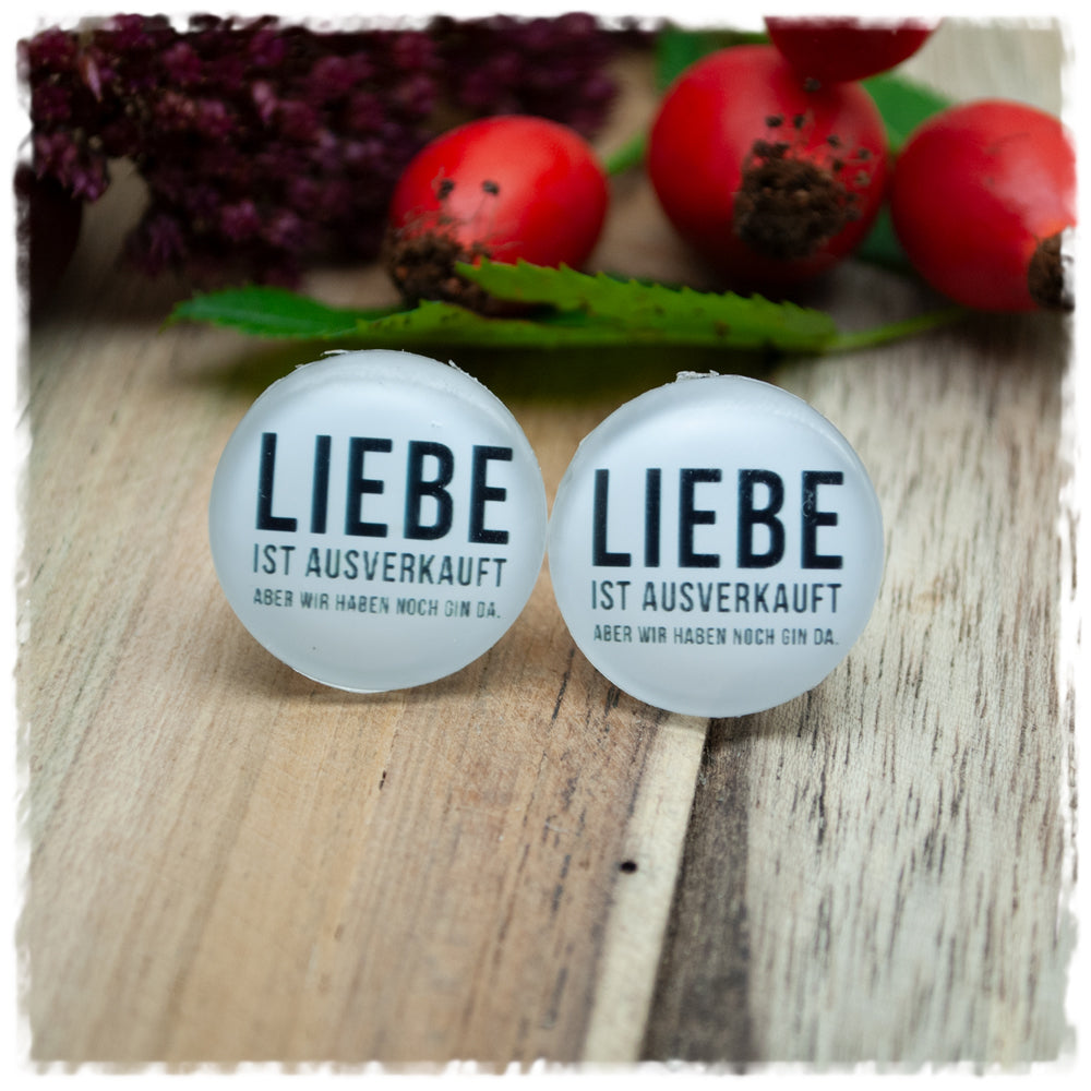 Ohrringe LIEBE IST AUSVERKAUFT