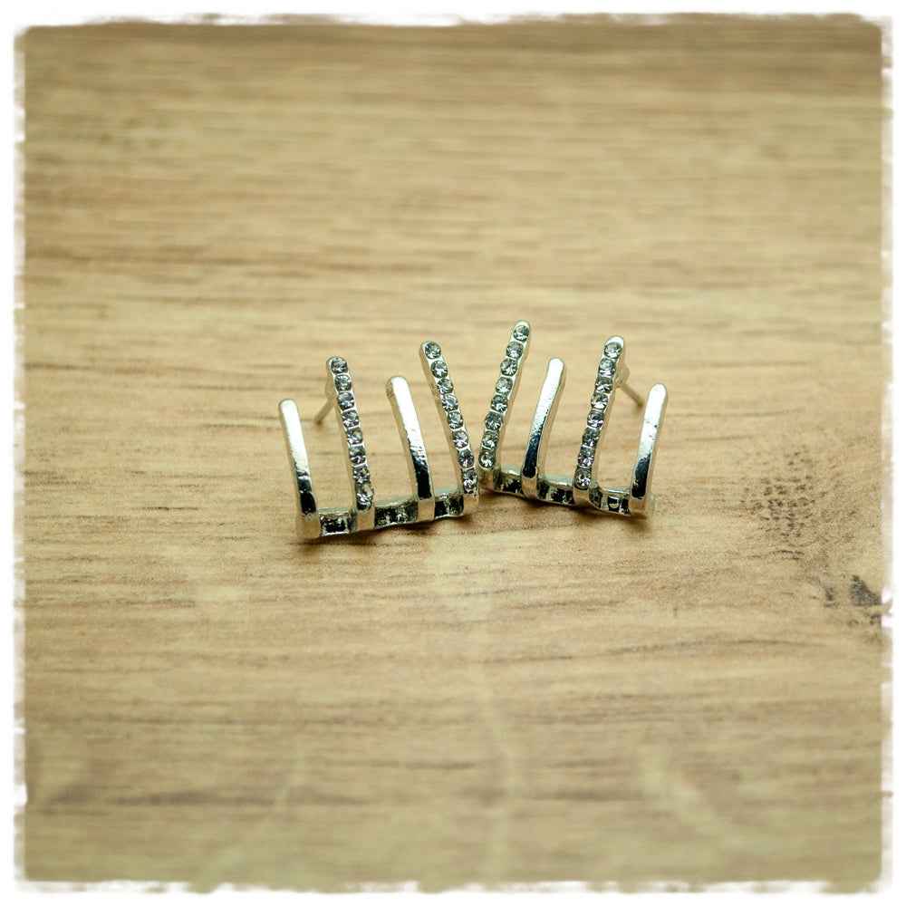 Ohrringe in 18 mm silbern