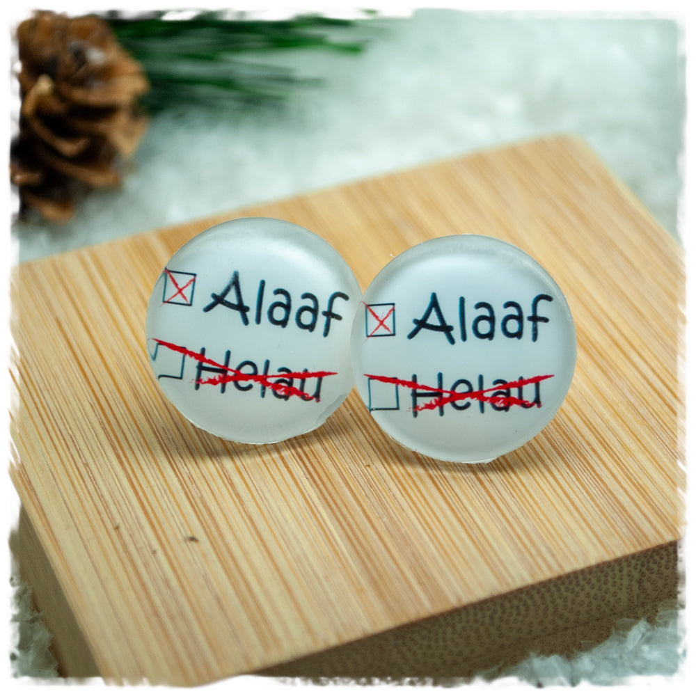 Ohrringe in 20 mm ALAAF HELAU