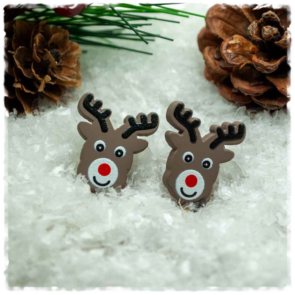 Ohrringe in 18 mm Rentier