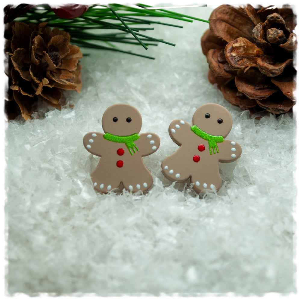 Ohrringe in 18 mm Lebkuchenfigur