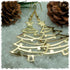 Ohrhänger goldener Tannenbaum