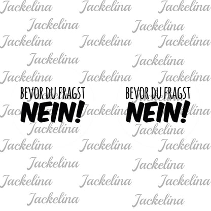 Ohrringe BEVOR DU FRAGST NEIN!