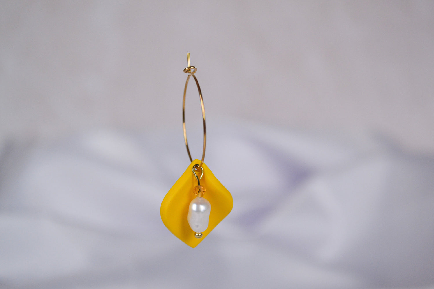 Creolen Leyla in Gelb