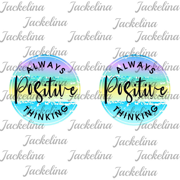 Ohrringe ALWAYS positive THINKING