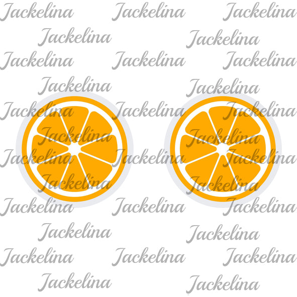 Ohrringe Orange