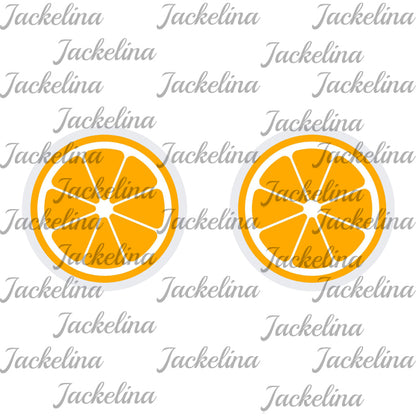 Ohrringe Orange