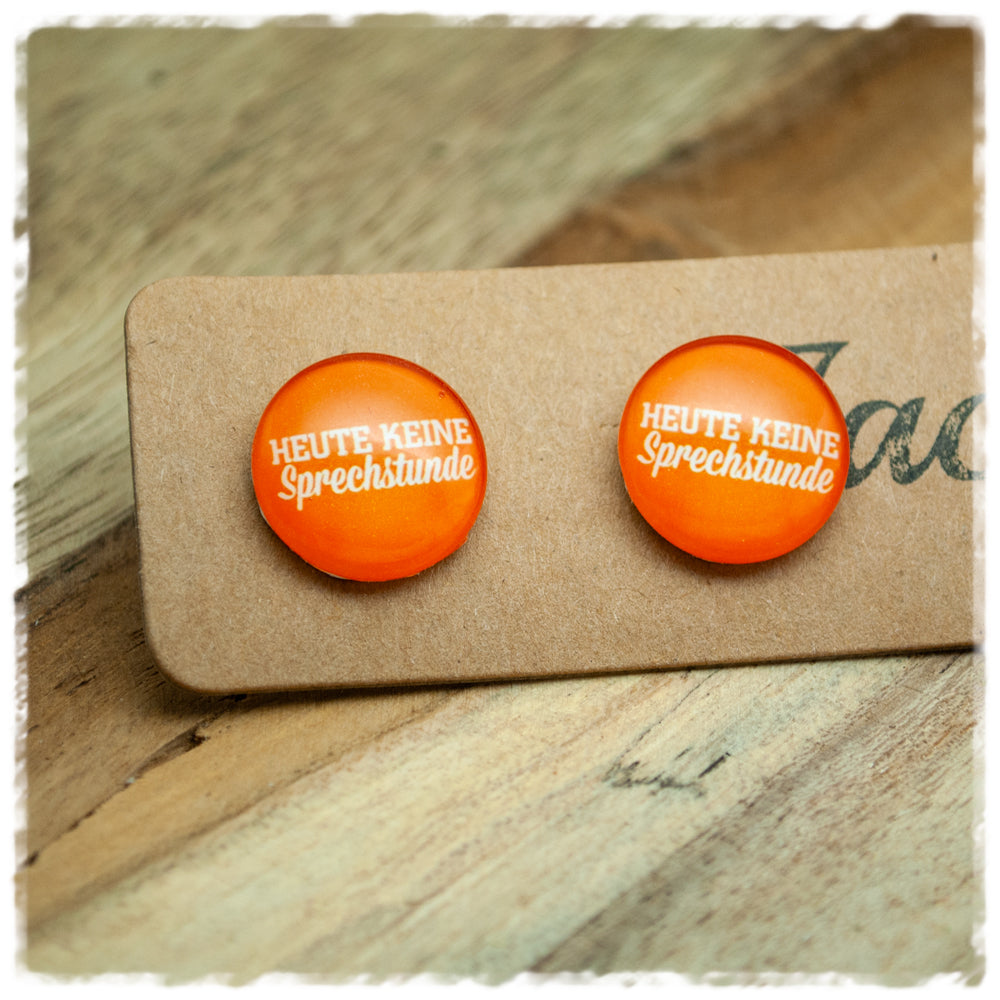 Ohrringe in 16 mm Heute keine Sprechstunde auf Orange