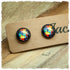Ohrringe in 14 mm schwarz mit Yes You Can