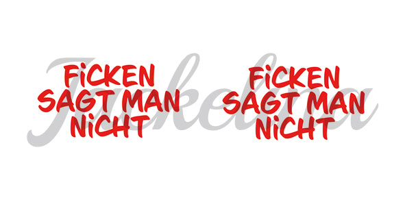 Ohrringe FICKEN SAGT MAN NICHT - Jackelina